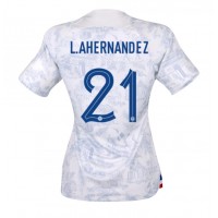 Fotbalové Dres Francie Lucas Hernandez #21 Dámské Venkovní MS 2022 Krátký Rukáv